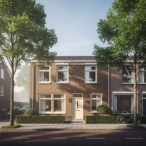 foto van ouderwetse huizen