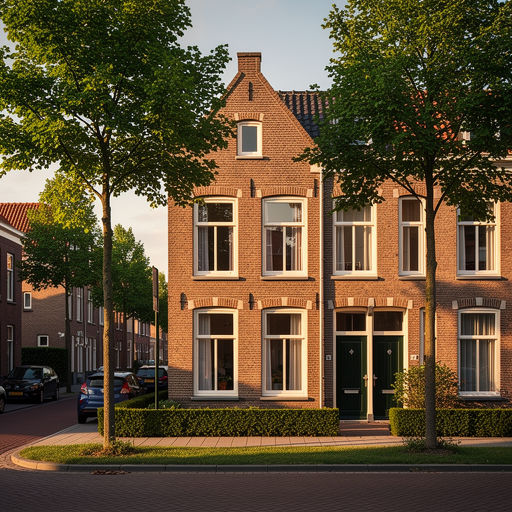foto van ouderwetse huizen