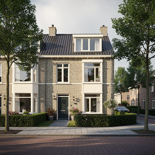foto van ouderwetse huizen