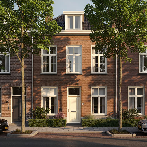 foto van ouderwetse huizen