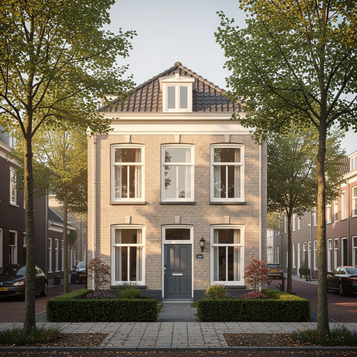 foto van ouderwetse huizen