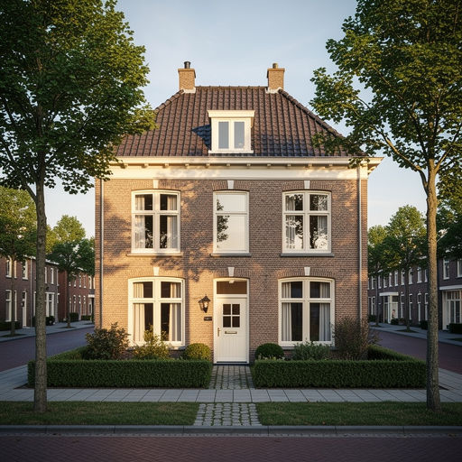 foto van ouderwetse huizen