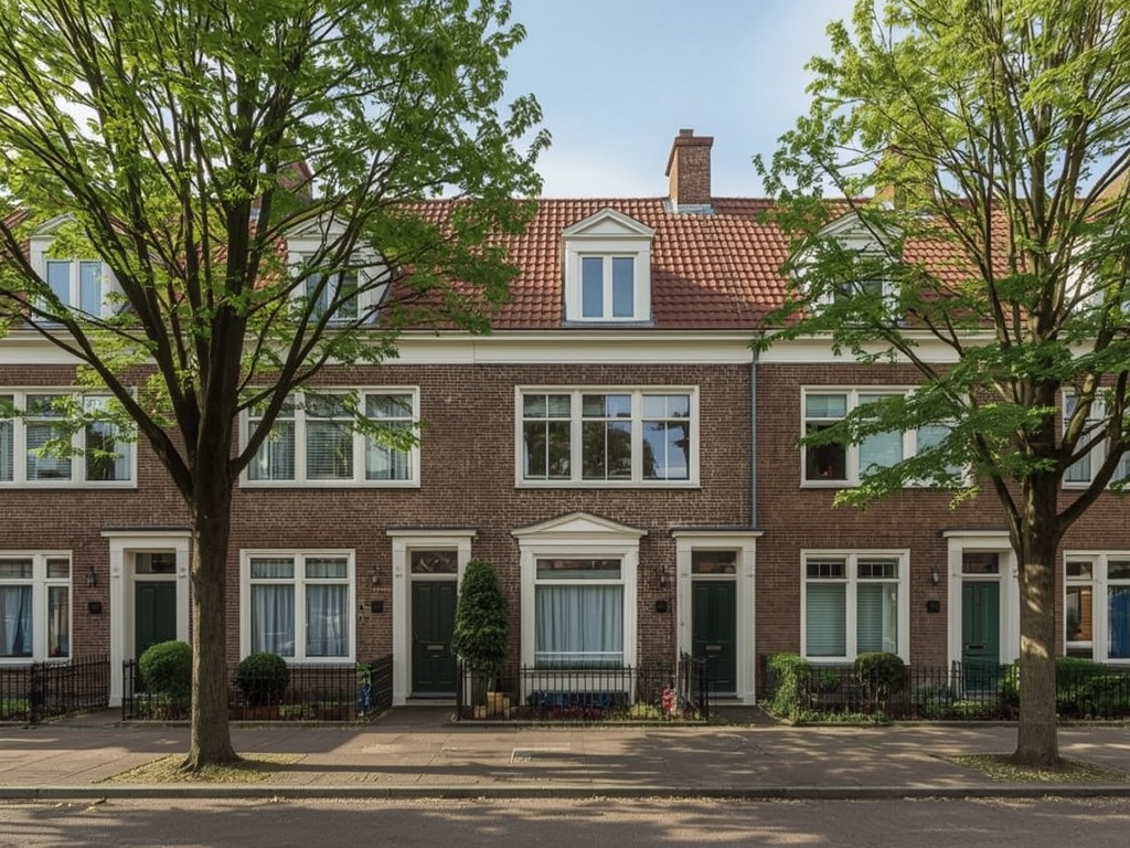 foto van ouderwetse huizen