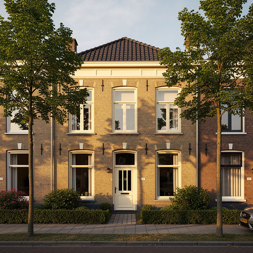 foto van ouderwetse huizen