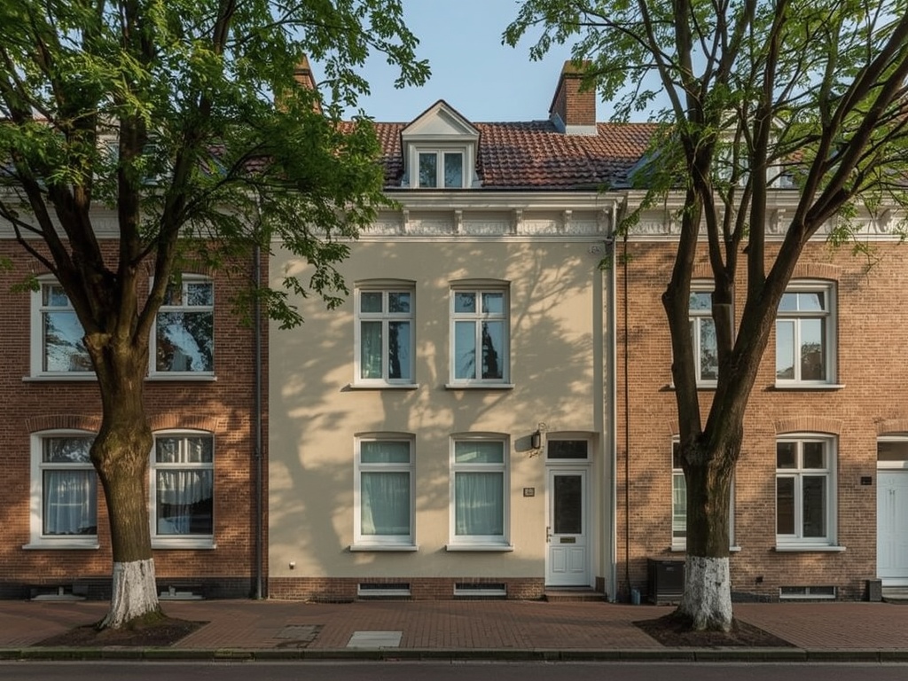 foto van ouderwetse huizen