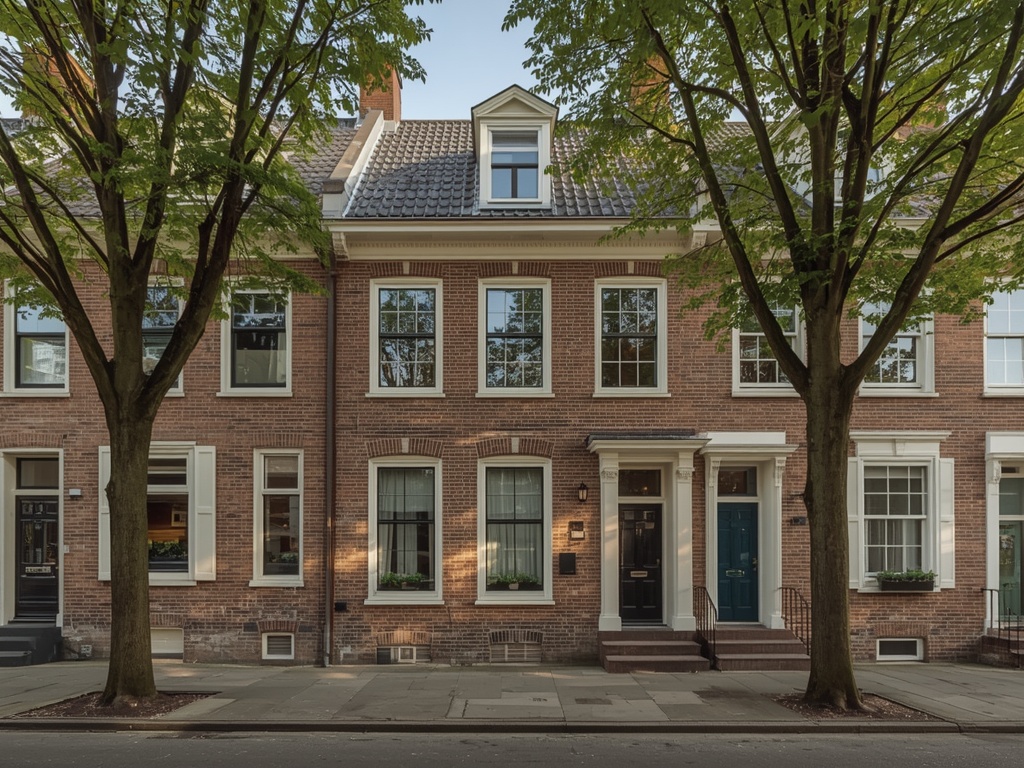 foto van ouderwetse huizen