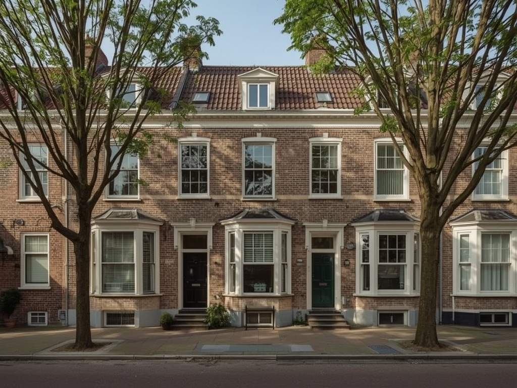foto van ouderwetse huizen
