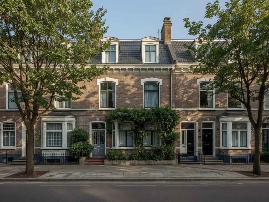 foto van ouderwetse huizen