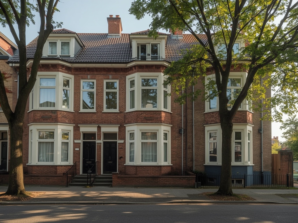 foto van ouderwetse huizen