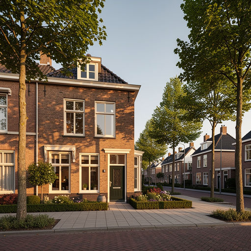 foto van ouderwetse huizen