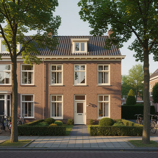 foto van ouderwetse huizen