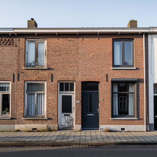 Witte kunststof kozijnen met HR++ glas in een jaren 60-woning in Dongen