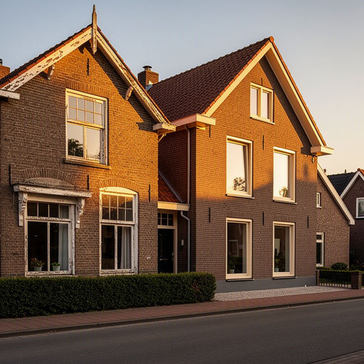 Kozijnspecialist monteert kunststof kozijn bij een rijtjeshuis in Dongen
